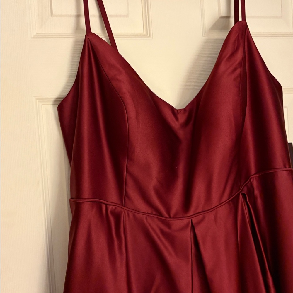 Blondie Nites Deep Red Gown